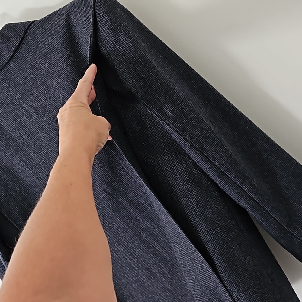 Diane VonFurstenberg double-breasted wool-blend blazer jacket size 6 - Picture 7 of 10